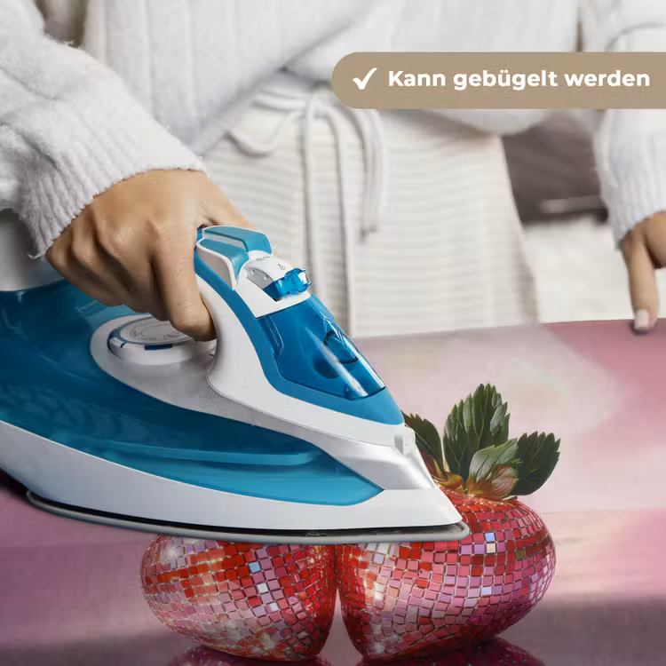 Disco - Fruit - Glitter - Strawberry Wandkleed katoen klein -tsfeer9_DE