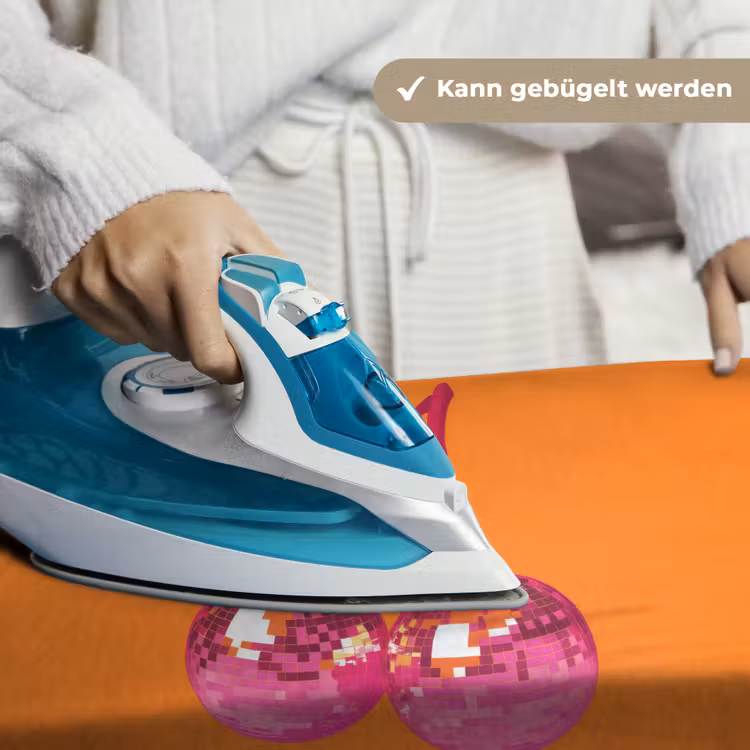 Discoballen - Kers - Spiegels - Roze Wandkleed katoen klein -tsfeer9_DE