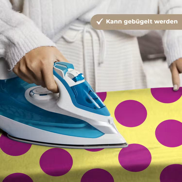Dots - Klassiek - Geel Wandkleed katoen klein 269 -tsfeer9_DE