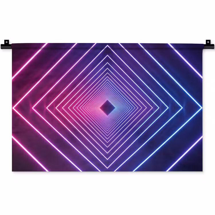 Driedimensionaal - Tunnel - Ruimte Wandkleed katoen klein -zz3d