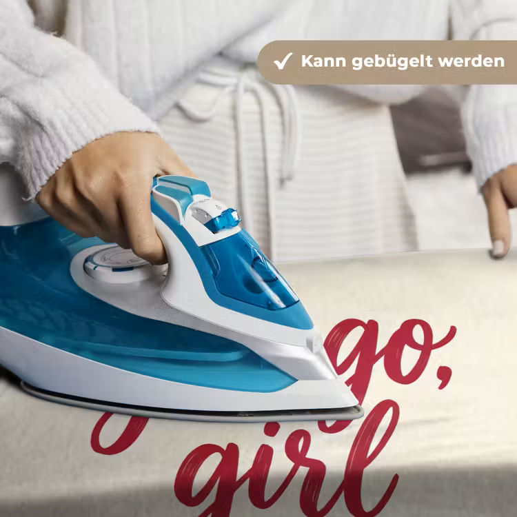 you go girl - Rood - Wit Wandkleed katoen klein -tsfeer9_DE