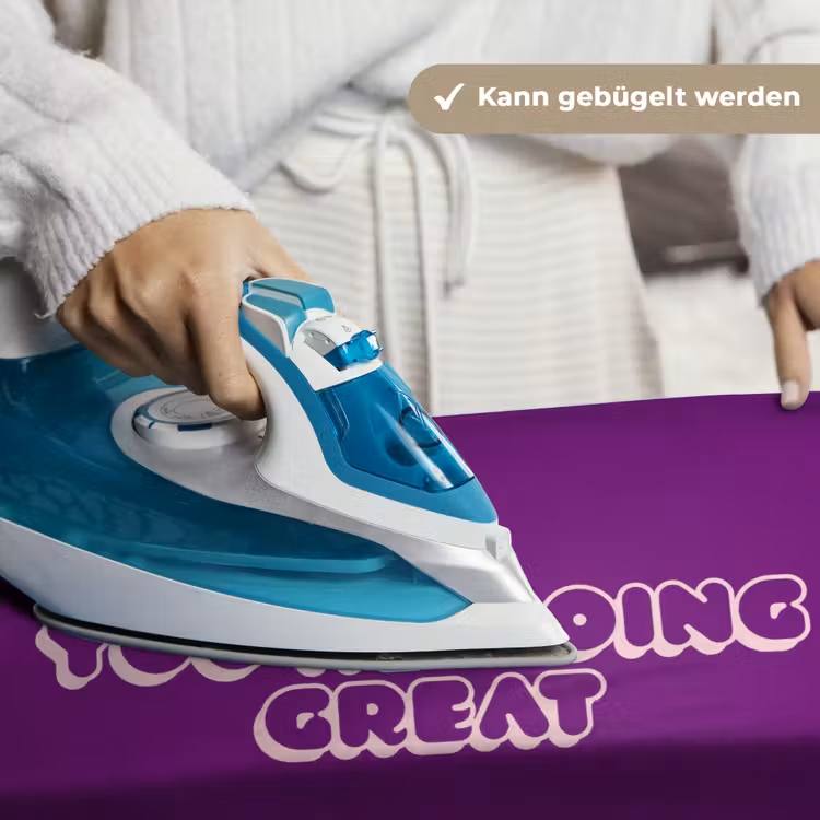 You're doing great - Paars - Bubble letters Wandkleed katoen klein -tsfeer9_DE