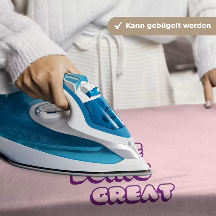 You're doing great - Roze - Bubble letters Wandkleed katoen klein -tsfeer9_DE