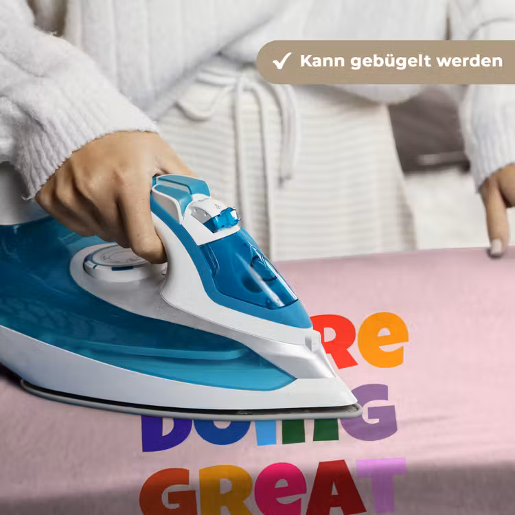 You're doing great - Roze - Kleurrijk Wandkleed katoen klein -tsfeer9_DE