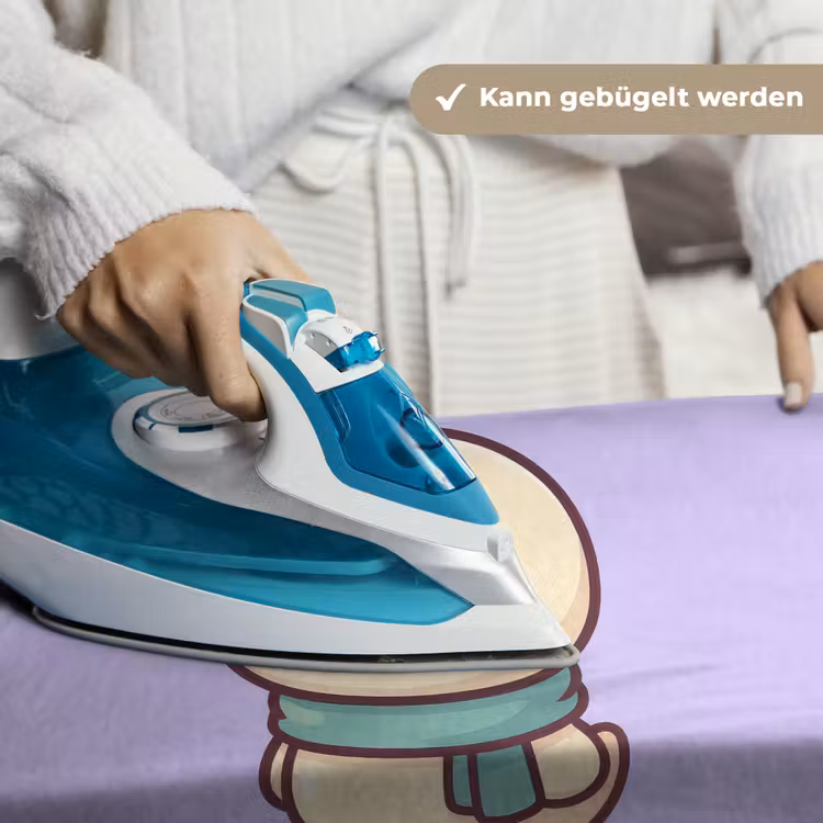 Eend - Sjaal - Paars Wandkleed katoen klein -tsfeer9_DE