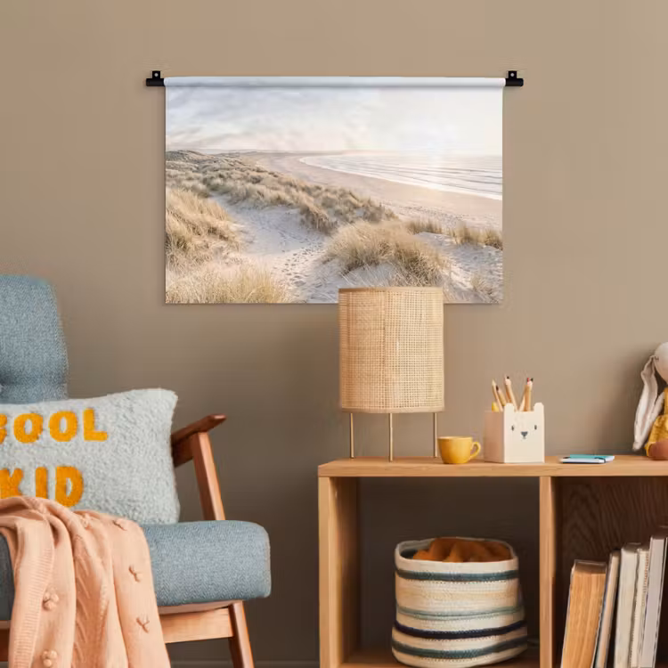 Duinen - Strand - Beige Wandkleed katoen klein -wsfeer4_kind
