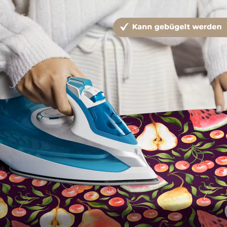 Donker - Bladeren - Fruit - Patroon Wandkleed katoen klein 269 -tsfeer9_DE