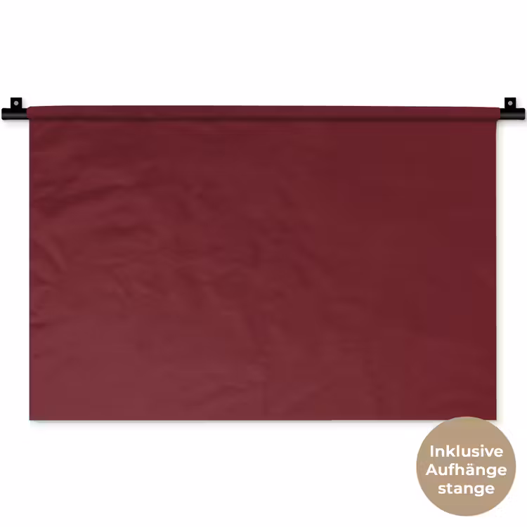 Dark - Garnet - Rood Wandkleed katoen klein 269 -t3d_DE