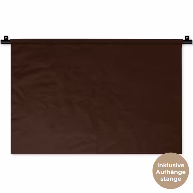 Dark - Chocolate - Bruin Wandkleed katoen klein 269 -t3d_DE