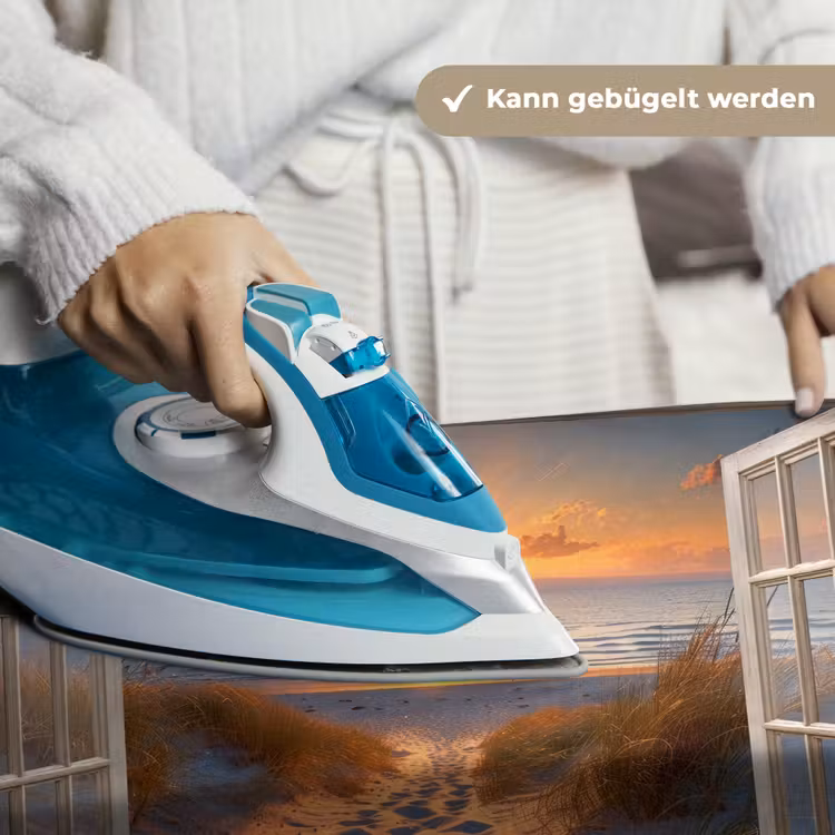 Doorkijk - Strand - Duinen - Zonsondergang Wandkleed katoen klein -tsfeer9_DE