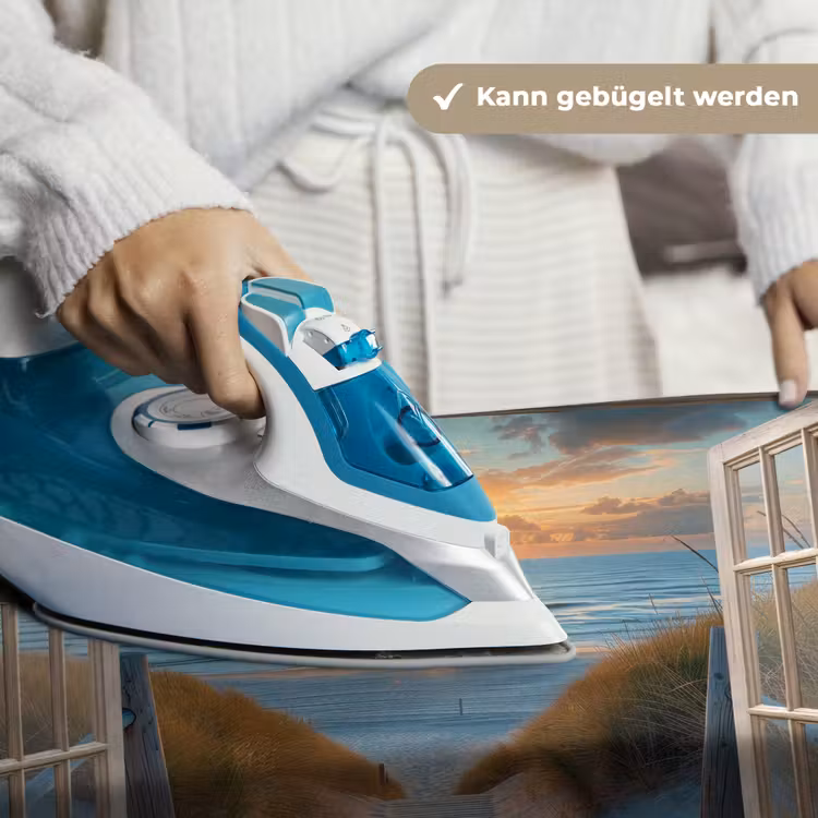 Doorkijk - Strand - Pad - Zonsondergang Wandkleed katoen klein -tsfeer9_DE