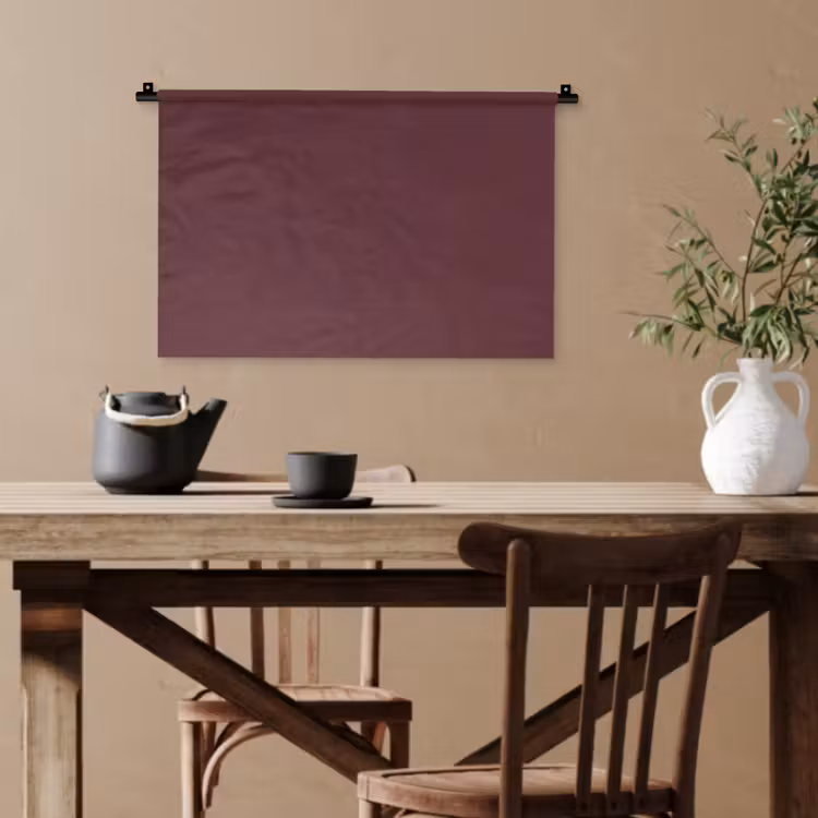 Dusty - Rose - Roze Wandkleed katoen klein 269 -sfeer6