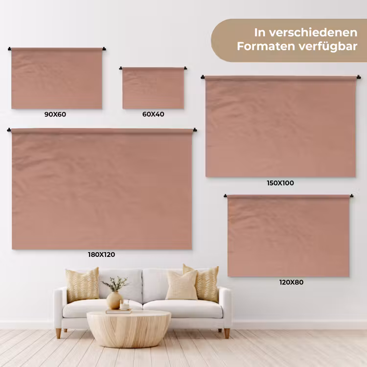 Earthy - Blusher - Roze Wandkleed katoen klein 269 -tsfeer8_DE