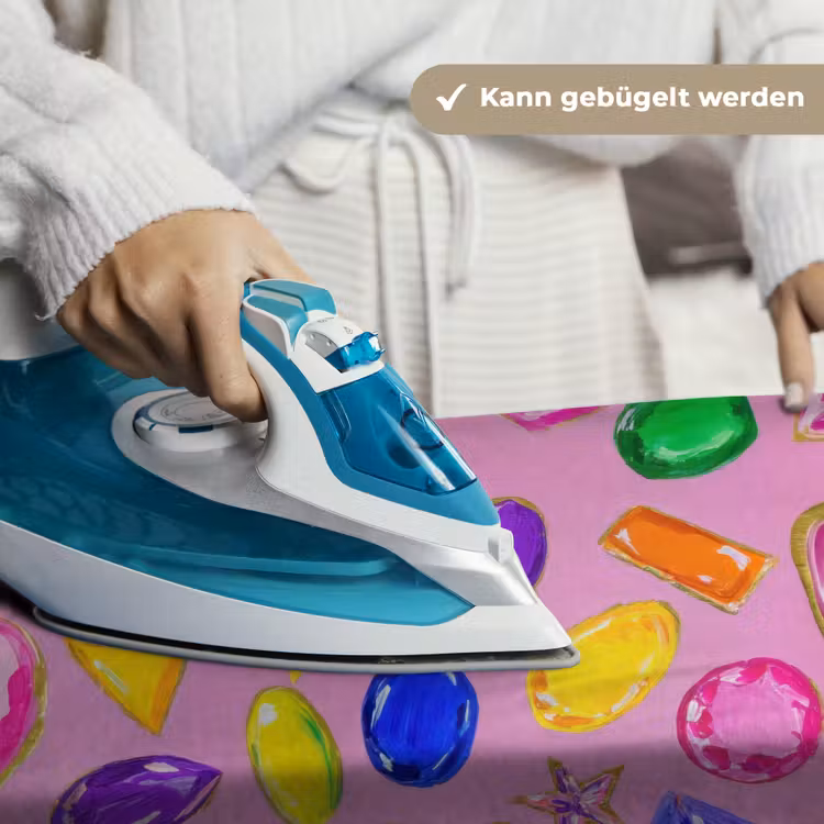 Edelstenen - Vormen - Hartje - Kleurrijk Wandkleed katoen klein -tsfeer9_DE