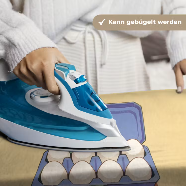 Eieren - Doos - Minimalistisch - Blauw Wandkleed katoen klein -tsfeer9_DE