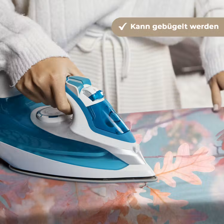 Eikenbladeren - Takken - Roze Wandkleed katoen klein -tsfeer9_DE