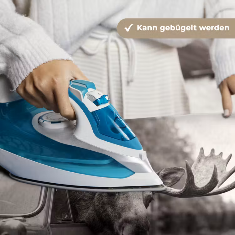 Eland - Auto - Gewei - Zwart - Wit Wandkleed katoen klein -tsfeer9_DE