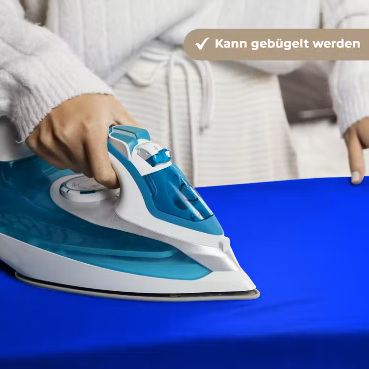 Electric - Blue - Blauw Wandkleed katoen klein 269 -tsfeer9_DE