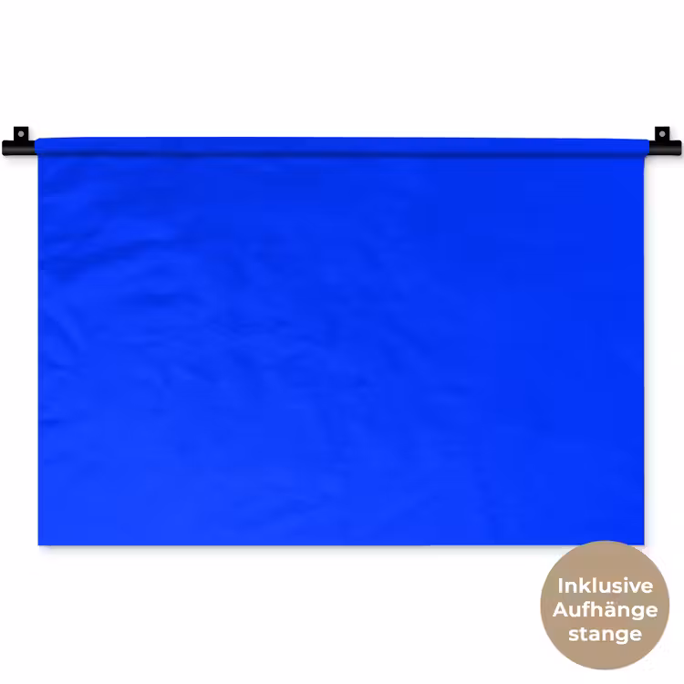 Electric - Blue - Blauw Wandkleed katoen klein 269 -t3d_DE
