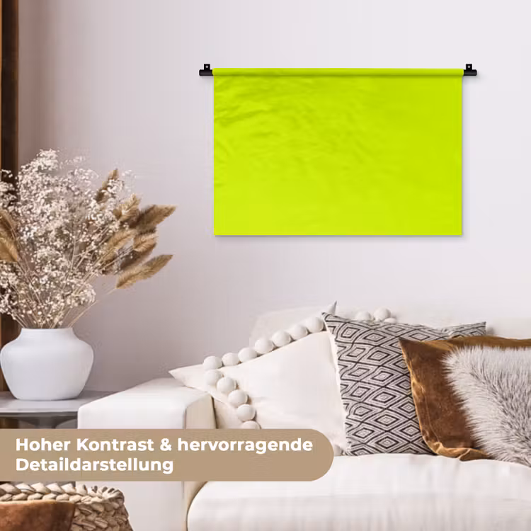 Electric - Lemon - Geel Wandkleed katoen klein 269 -tsfeer1_DE