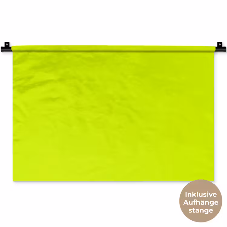 Electric - Lemon - Geel Wandkleed katoen klein 269 -t3d_DE