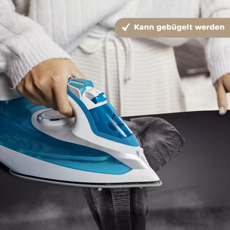 Olifant - Zwart - Wit - Rook Wandkleed katoen klein -tsfeer9_DE