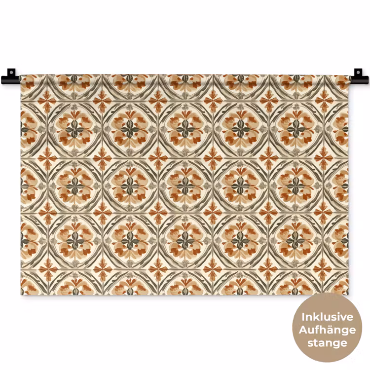 Elegant - Antiek - Kleurrijk Wandkleed katoen klein 269 -t3d_DE
