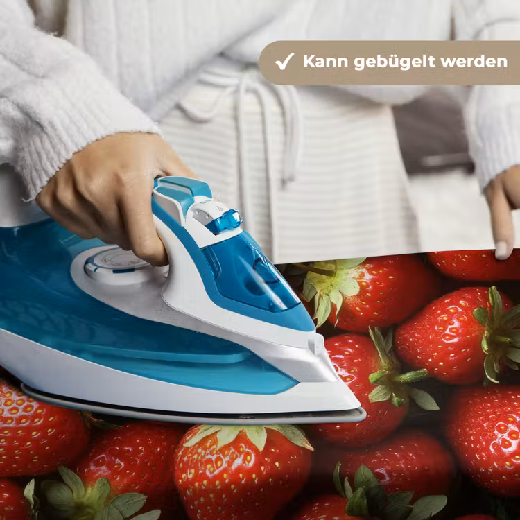 Aardbei - Fruit - Rood Wandkleed katoen klein -tsfeer9_DE