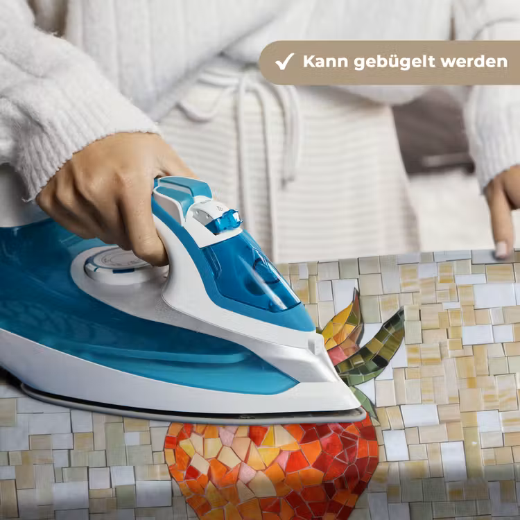 Aardbei - Rood - Mozaïek - Fruit Wandkleed katoen klein -tsfeer9_DE