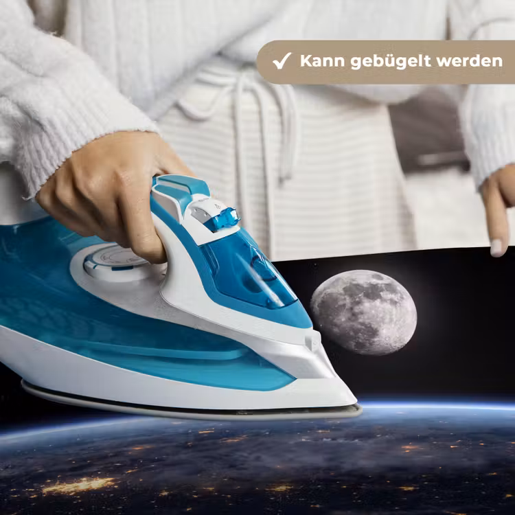 Wandteppich - Erde – Nacht – Weltraum - Aarde - Nacht - Ruimte Wandkleed katoen klein