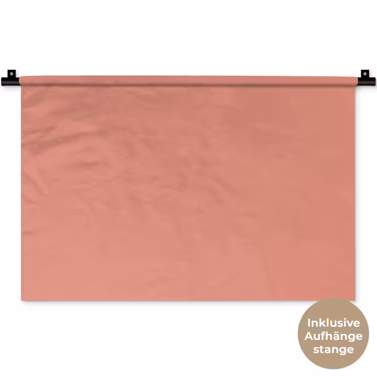 Earthy - Rose - Koraal Wandkleed katoen klein 269 -t3d_DE