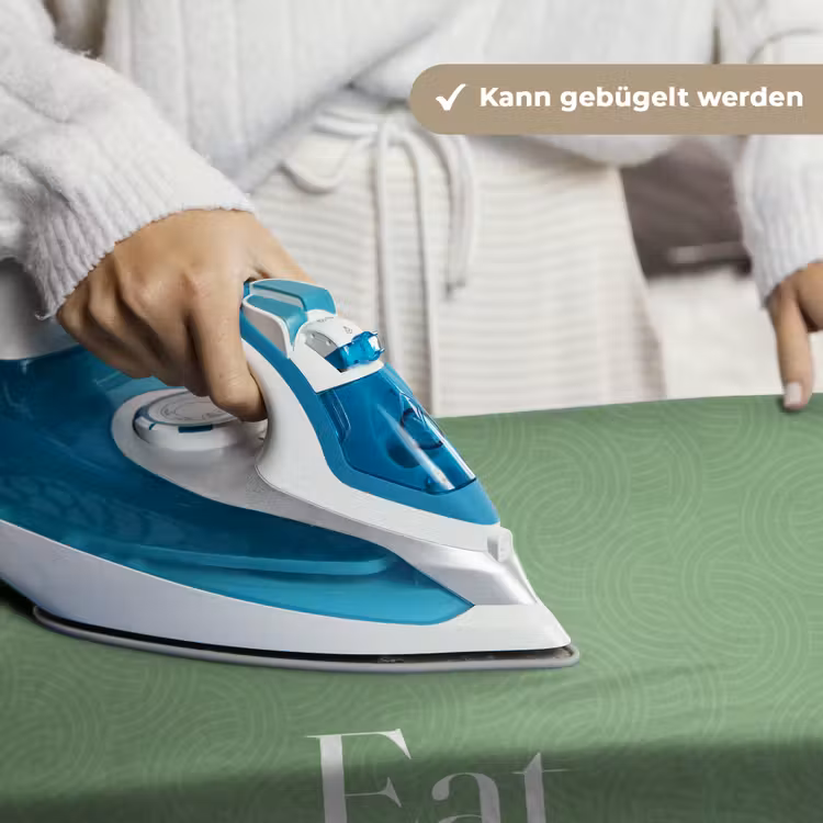 Eten - Drinken - Tekst - Mintgroen Wandkleed katoen klein -tsfeer9_DE