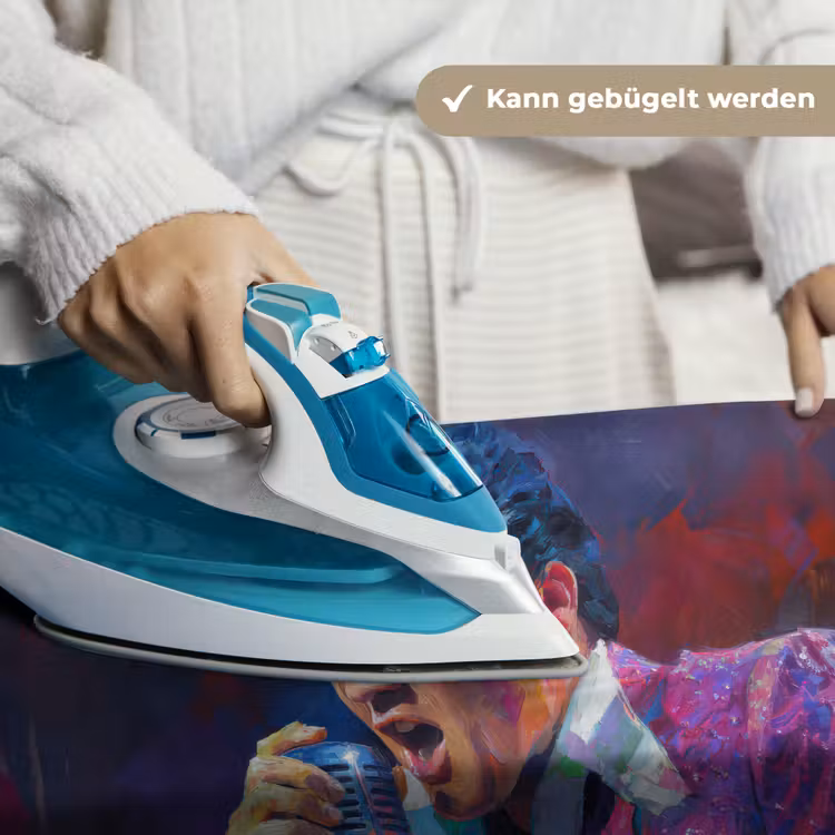 Expressief - Microfoon - Paars Wandkleed katoen klein -tsfeer9_DE