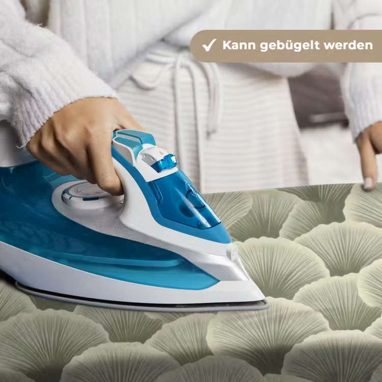 Waaier - Blad - Groen Wandkleed katoen klein 269 -tsfeer9_DE