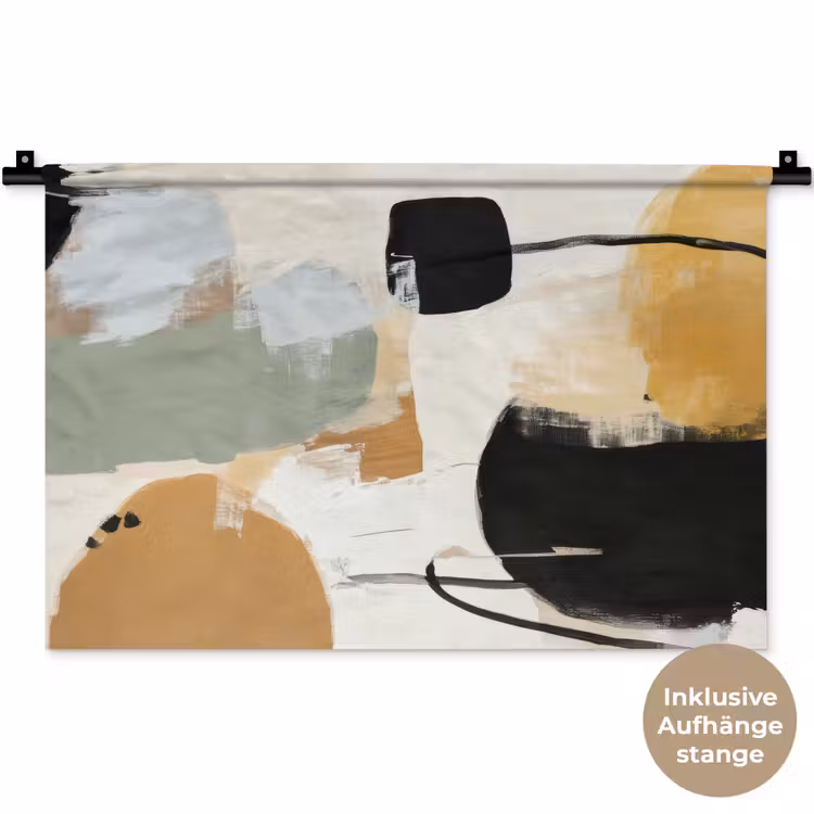 Paint - Abstract - Kleuren Wandkleed katoen klein -t3d_DE