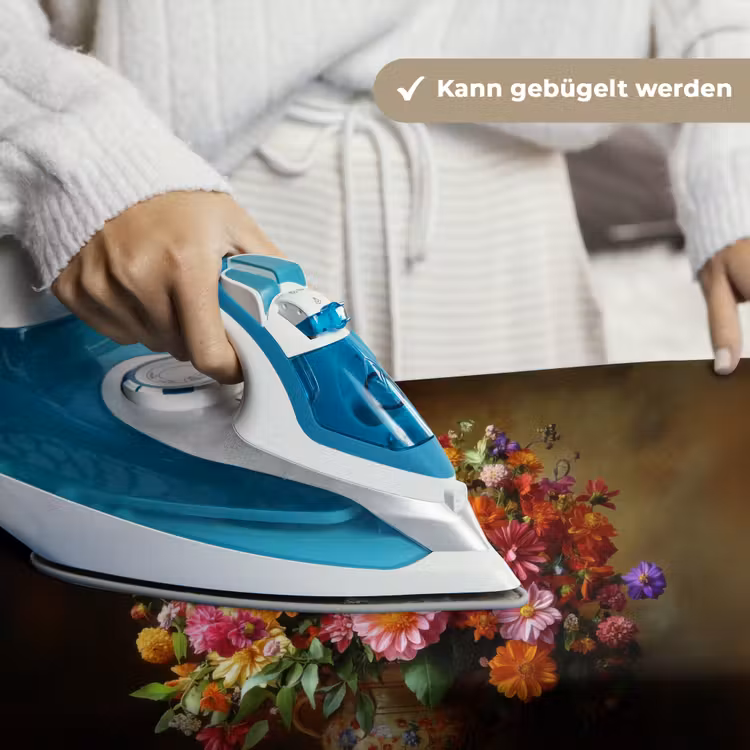Kleuren - Boeket - Vaas - Hout Wandkleed katoen klein -tsfeer9_DE
