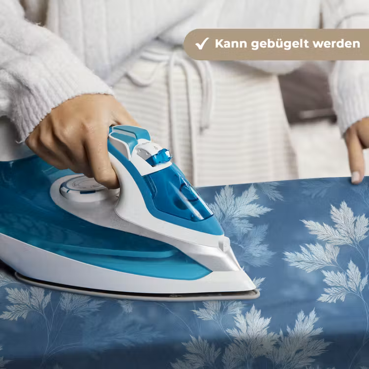 Varen - Botanisch - Patroon - Grijsblauw Wandkleed katoen klein 269 -tsfeer9_DE