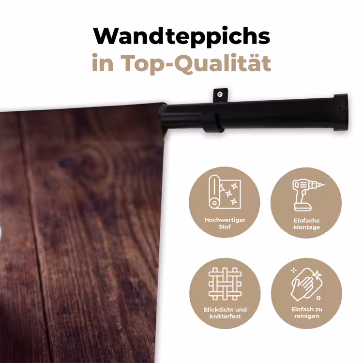Wandteppich - Fisch – Dosen – Küche - Vis - Blikjes - Keuken Wandkleed katoen klein