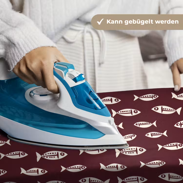 Vissen - Grafisch - Patroon - Donker Wandkleed katoen klein 269 -tsfeer9_DE