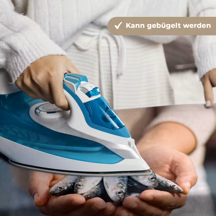 Wandteppich - Fisch – Hände – Natur - Vis - Handen - Natuur Wandkleed katoen klein