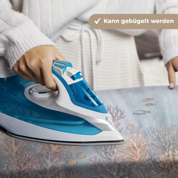 Vis - Koraal - Oceaan - Illustratie - Onderwater Wandkleed katoen klein -tsfeer9_DE