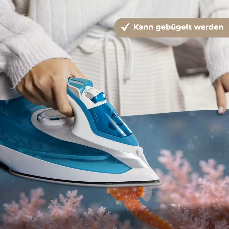 Vis - Koraal - Oceaan - Macro - Oranje Wandkleed katoen klein -tsfeer9_DE