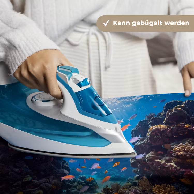 Vis - Koraalrif - Onderwater - Levendig - Blauw Wandkleed katoen klein -tsfeer9_DE