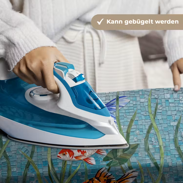 Vis - Mozaïek - Onderwater - Kleurrijk - Dieren Wandkleed katoen klein -tsfeer9_DE