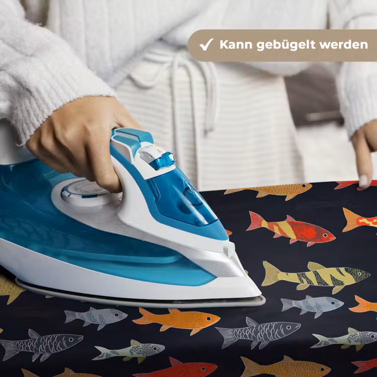 Vissen - Patroon - Kleurrijk Wandkleed katoen klein 269 -tsfeer9_DE