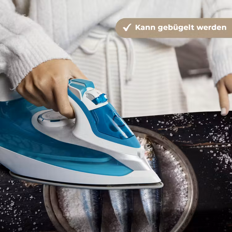 Wandteppich - Fisch – Salz – Essen - Vis - Zout - Eten Wandkleed katoen klein