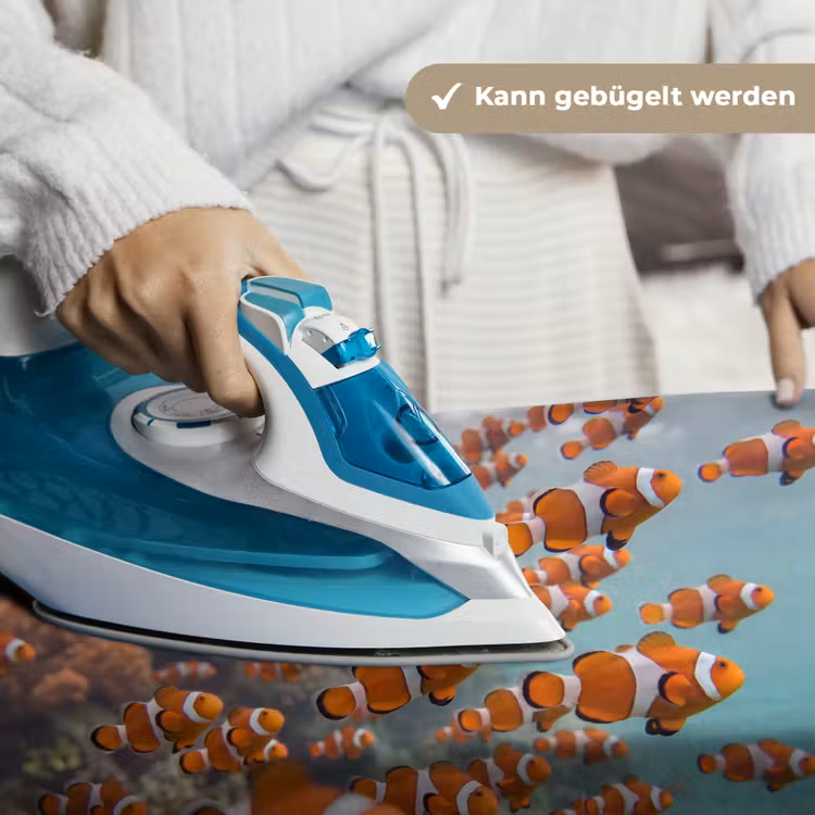 Vis - School - Onderwater - Dieren - Oranje Wandkleed katoen klein -tsfeer9_DE