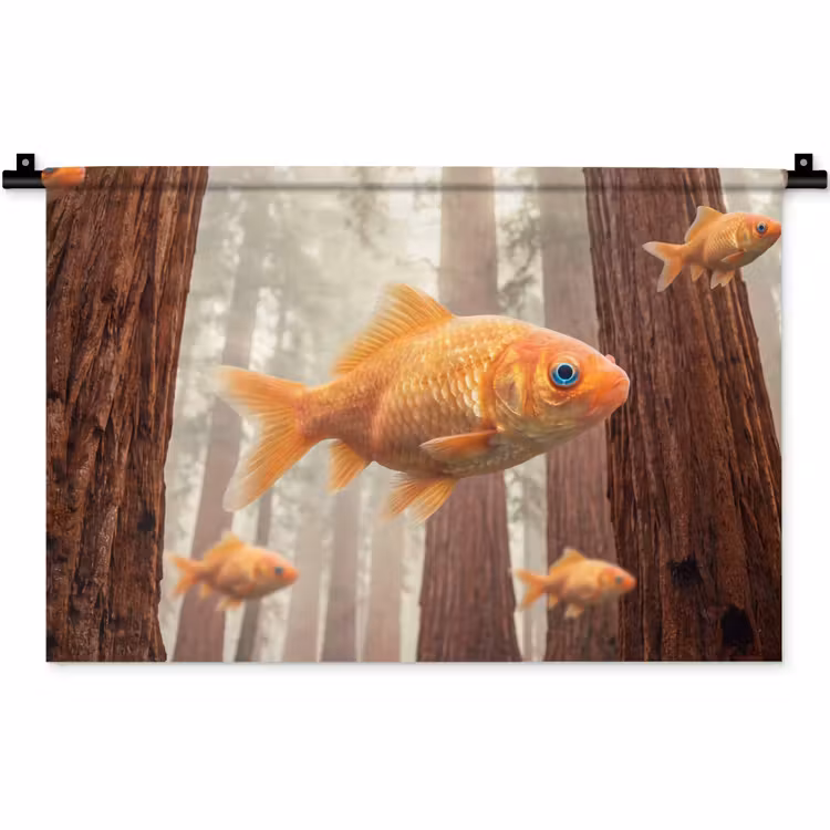 Wandteppich - Fisch – Wald – Fantasie — 1