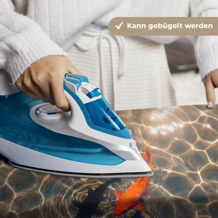 Vis - Water - Dieren - Oranje - Goud Wandkleed katoen klein -tsfeer9_DE