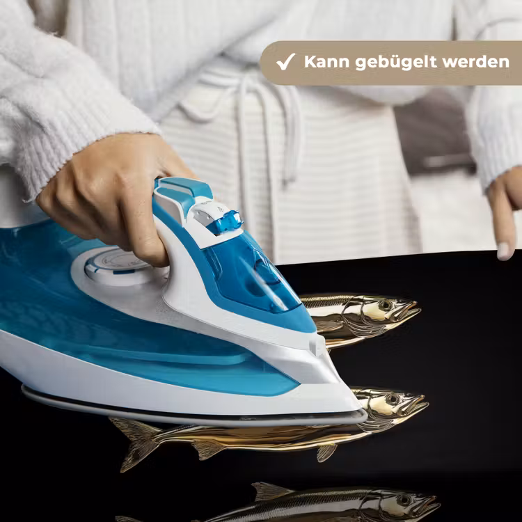 Vissen - Goud - Zwart Wandkleed katoen klein -tsfeer9_DE
